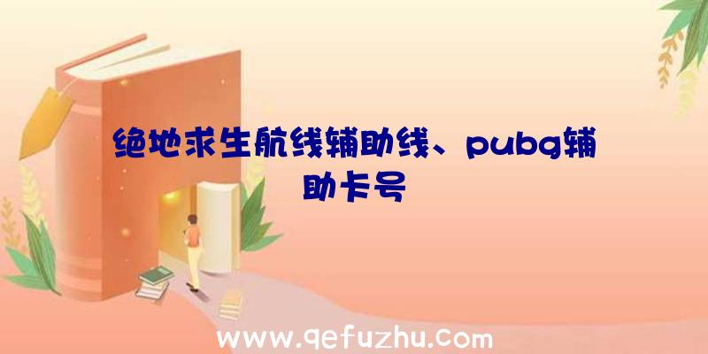 绝地求生航线辅助线、pubg辅助卡号