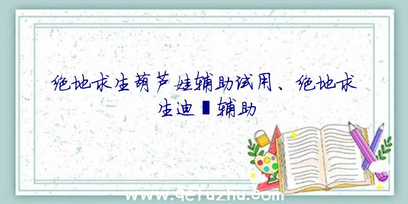 绝地求生葫芦娃辅助试用、绝地求生迪迦辅助