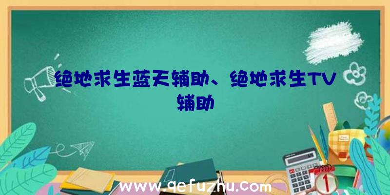 绝地求生蓝天辅助、绝地求生TV辅助