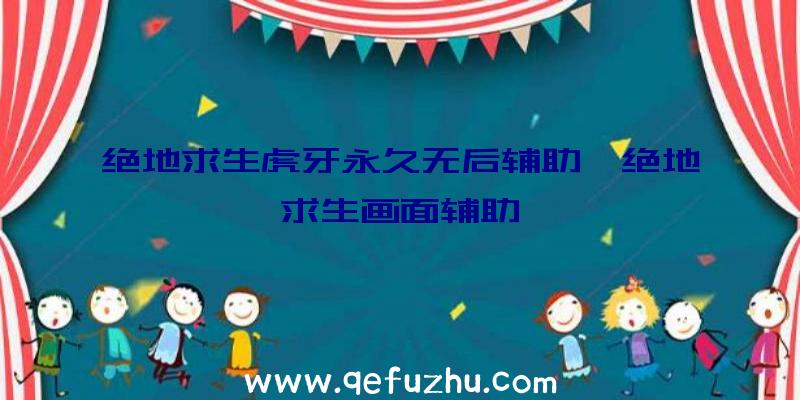 绝地求生虎牙永久无后辅助、绝地求生画面辅助