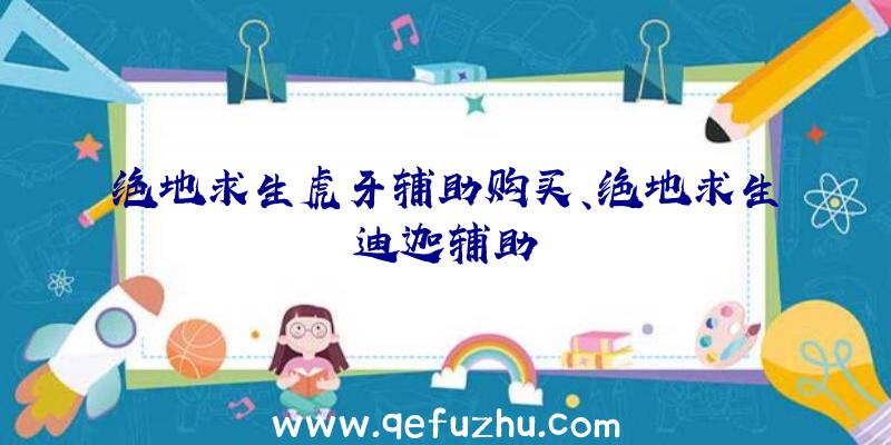 绝地求生虎牙辅助购买、绝地求生迪迦辅助