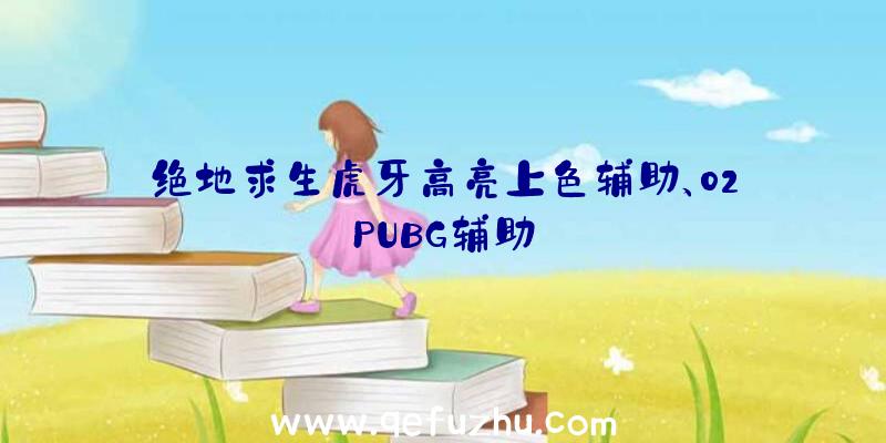 绝地求生虎牙高亮上色辅助、02PUBG辅助