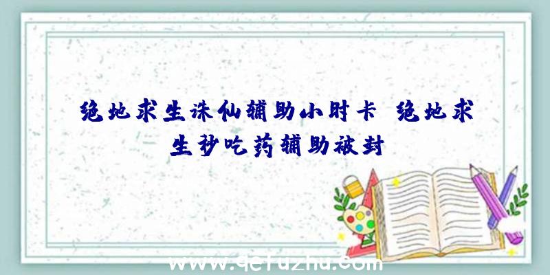 绝地求生诛仙辅助小时卡、绝地求生秒吃药辅助被封