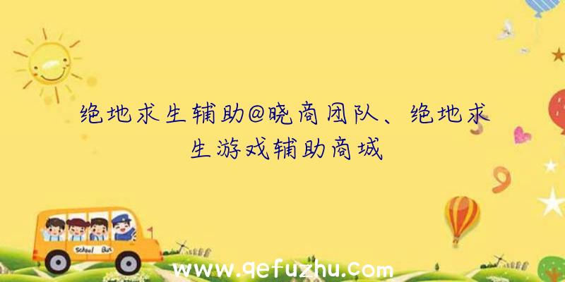 绝地求生辅助@晓商团队、绝地求生游戏辅助商城