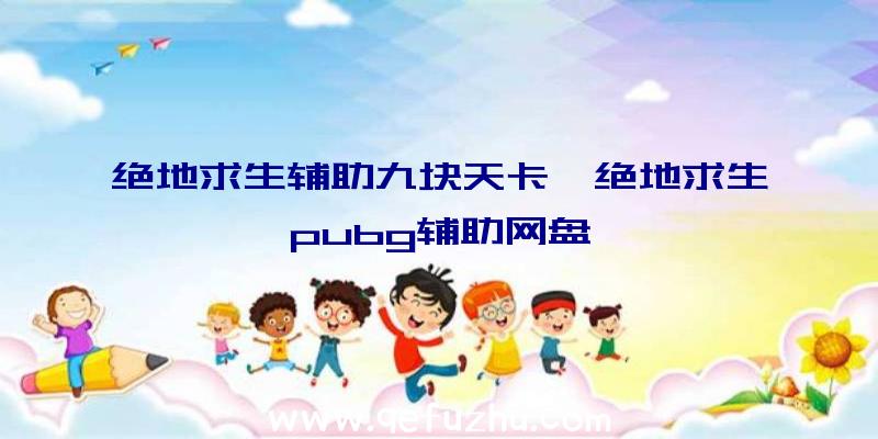 绝地求生辅助九块天卡、绝地求生pubg辅助网盘