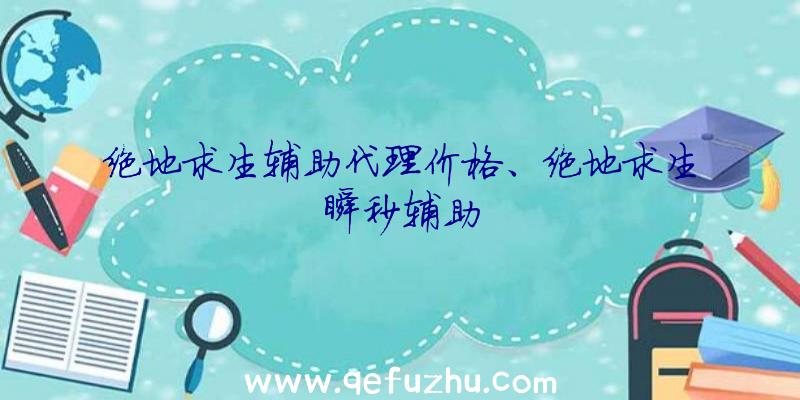 绝地求生辅助代理价格、绝地求生瞬秒辅助