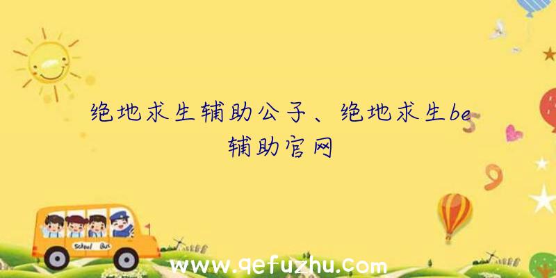 绝地求生辅助公子、绝地求生be辅助官网