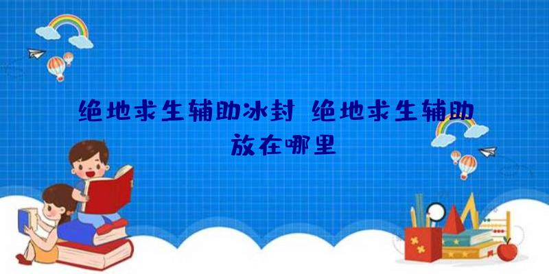 绝地求生辅助冰封、绝地求生辅助