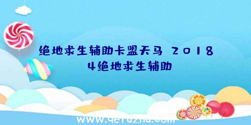 绝地求生辅助卡盟天马、2018.4绝地求生辅助