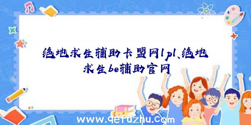 绝地求生辅助卡盟网lpl、绝地求生be辅助官网