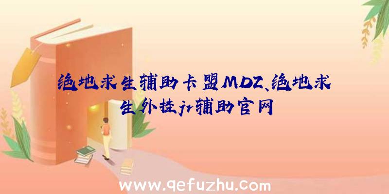 绝地求生辅助卡盟MDZ、绝地求生外挂jr辅助官网