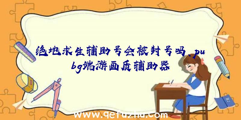 绝地求生辅助号会被封号吗、pubg端游画质辅助器