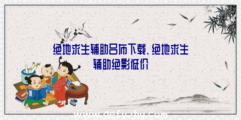 绝地求生辅助吕布下载、绝地求生辅助绝影低价