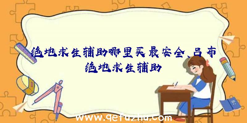 绝地求生辅助哪里买最安全、吕布绝地求生辅助