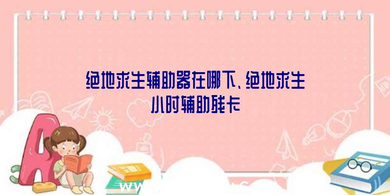 绝地求生辅助器在哪下、绝地求生小时辅助残卡