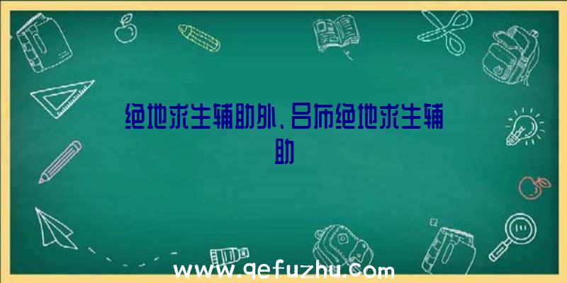 绝地求生辅助外、吕布绝地求生辅助