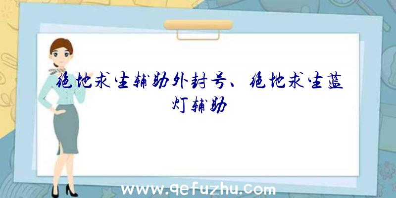 绝地求生辅助外封号、绝地求生蓝灯辅助