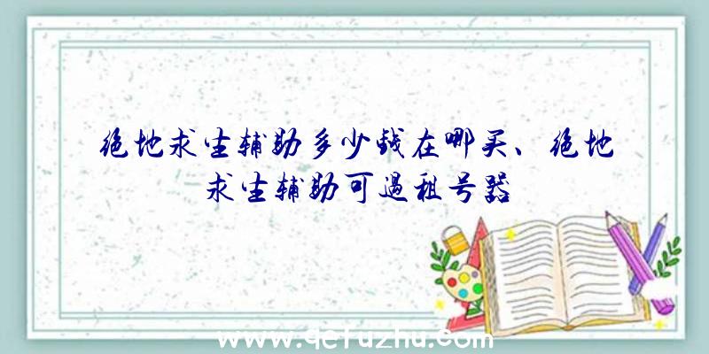 绝地求生辅助多少钱在哪买、绝地求生辅助可过租号器