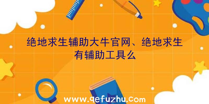 绝地求生辅助大牛官网、绝地求生有辅助工具么