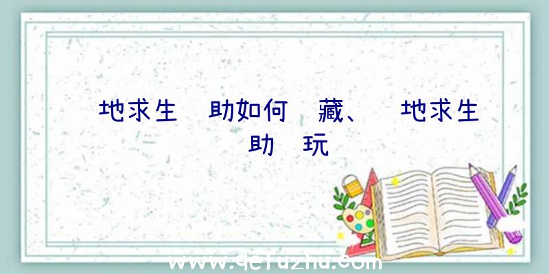 绝地求生辅助如何隐藏、绝地求生辅助试玩