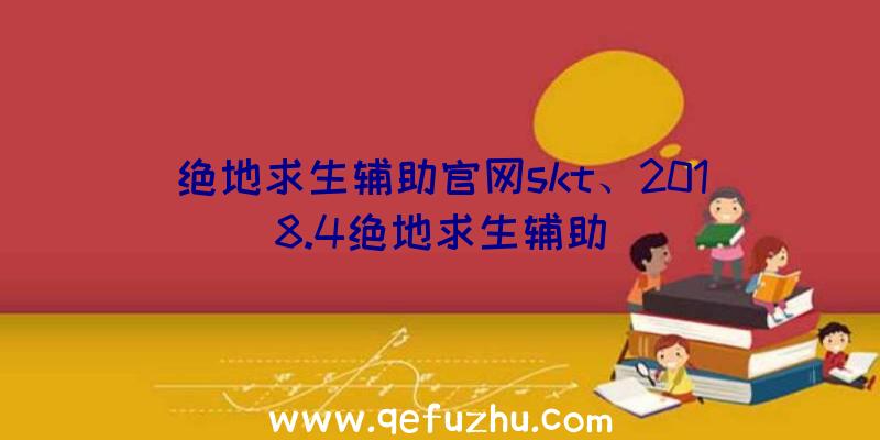 绝地求生辅助官网skt、2018.4绝地求生辅助