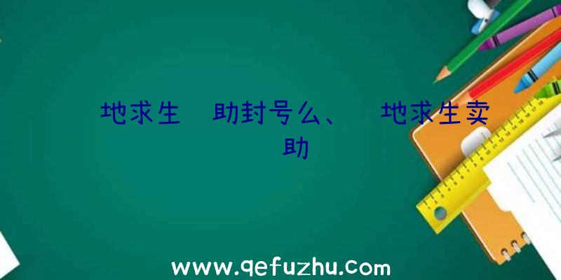 绝地求生辅助封号么、绝地求生卖辅助