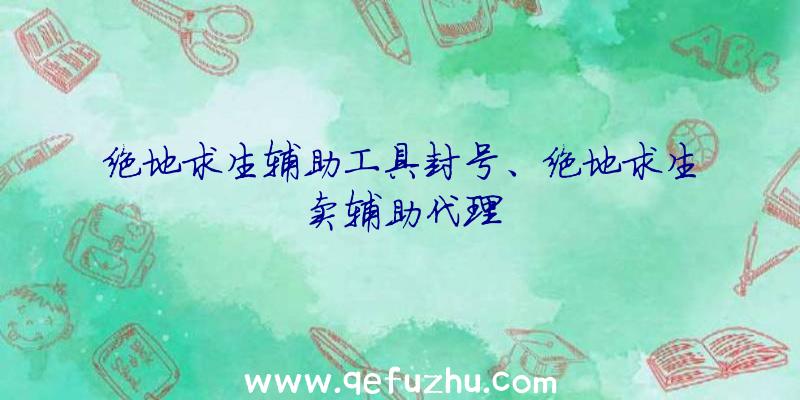 绝地求生辅助工具封号、绝地求生卖辅助代理