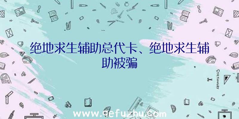 绝地求生辅助总代卡、绝地求生辅助被骗