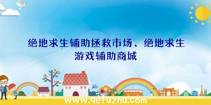 绝地求生辅助拯救市场、绝地求生游戏辅助商城