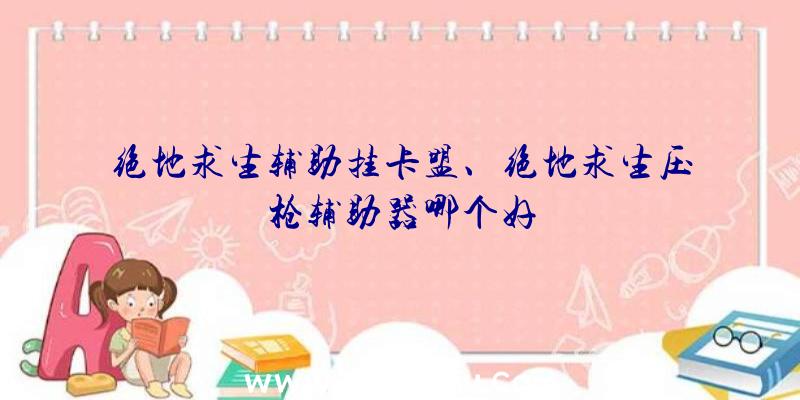 绝地求生辅助挂卡盟、绝地求生压枪辅助器哪个好