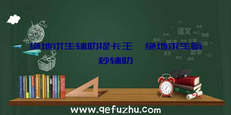 绝地求生辅助提卡王、绝地求生瞬秒辅助