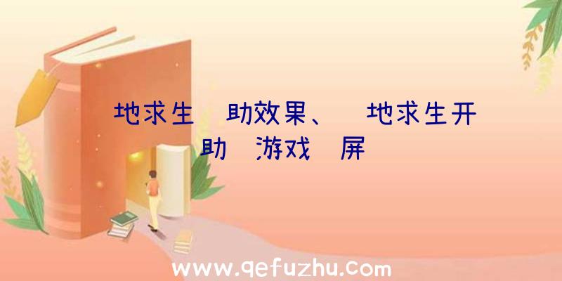 绝地求生辅助效果、绝地求生开辅助进游戏蓝屏