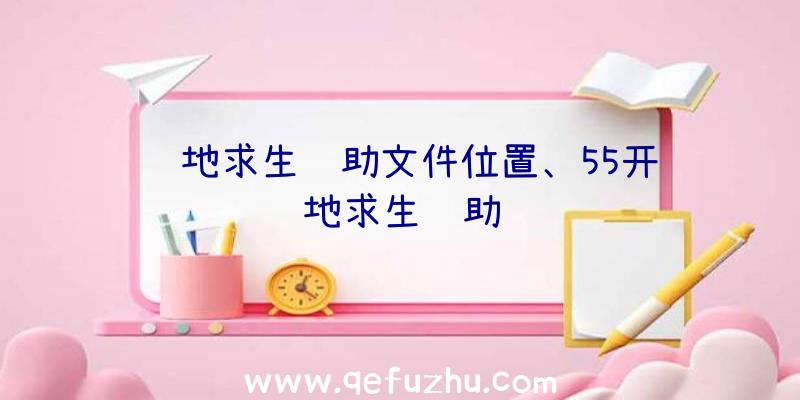 绝地求生辅助文件位置、55开绝地求生辅助