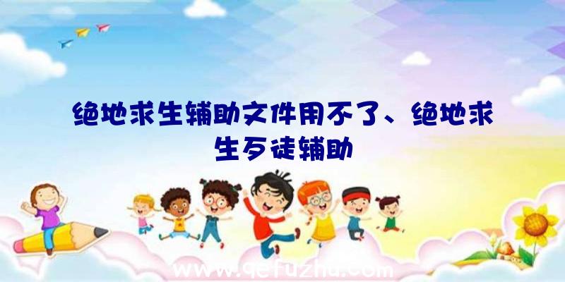 绝地求生辅助文件用不了、绝地求生歹徒辅助