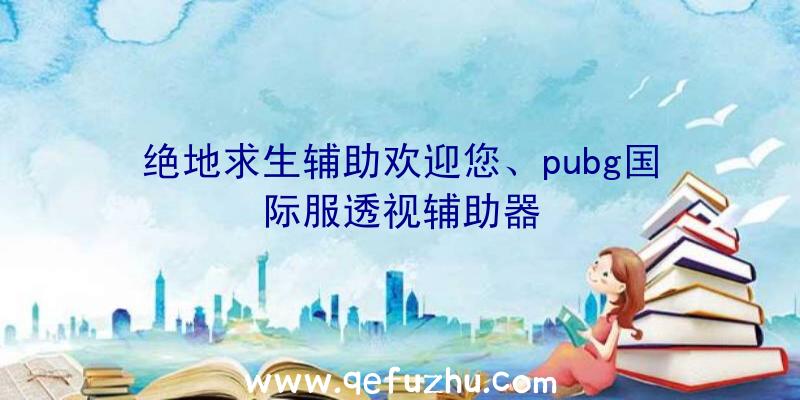 绝地求生辅助欢迎您、pubg国际服透视辅助器