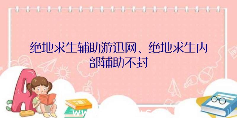 绝地求生辅助游迅网、绝地求生内部辅助不封