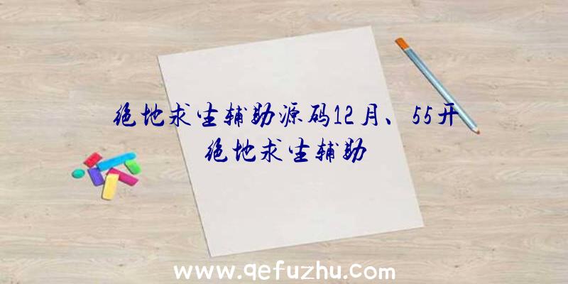 绝地求生辅助源码12月、55开绝地求生辅助