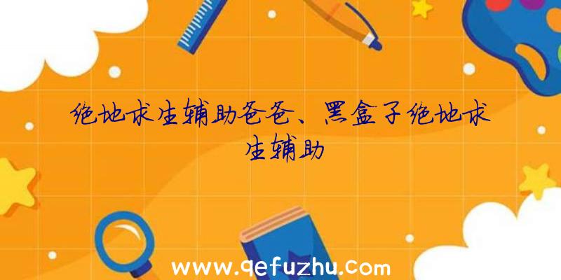 绝地求生辅助爸爸、黑盒子绝地求生辅助