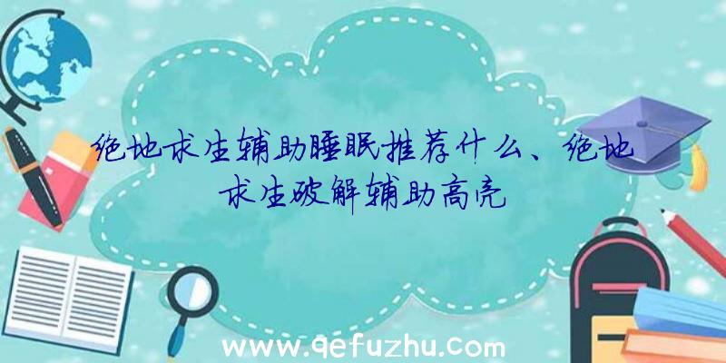 绝地求生辅助睡眠推荐什么、绝地求生破解辅助高亮