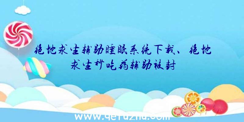 绝地求生辅助睡眠系统下载、绝地求生秒吃药辅助被封