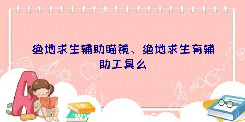 绝地求生辅助瞄镜、绝地求生有辅助工具么