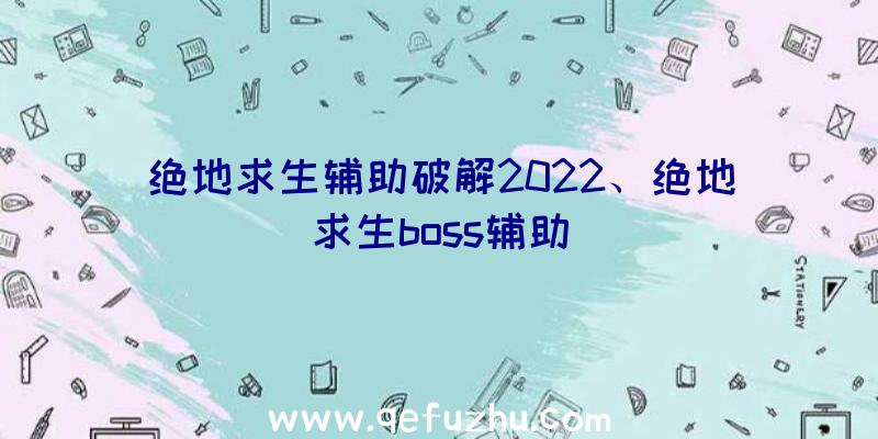 绝地求生辅助破解2022、绝地求生boss辅助