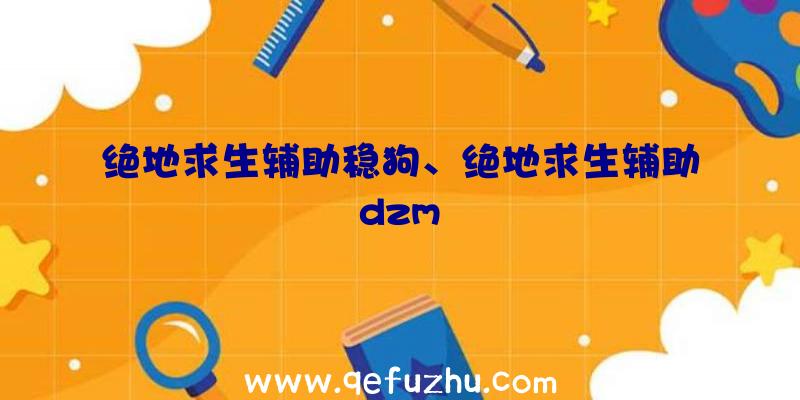 绝地求生辅助稳狗、绝地求生辅助dzm