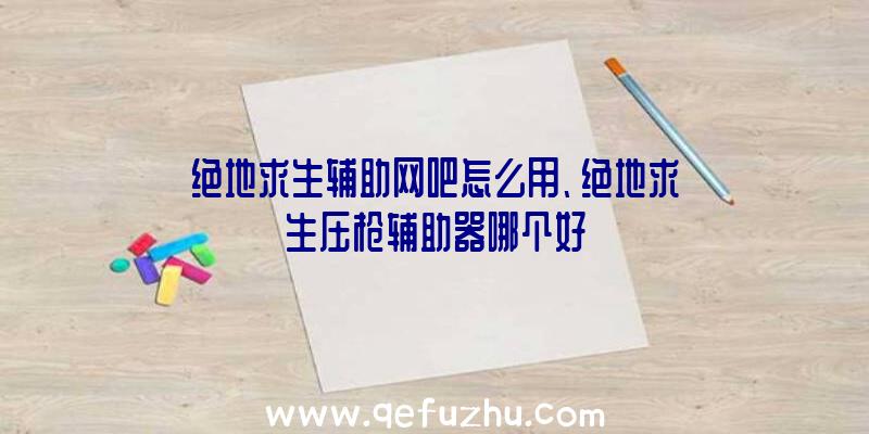 绝地求生辅助网吧怎么用、绝地求生压枪辅助器哪个好