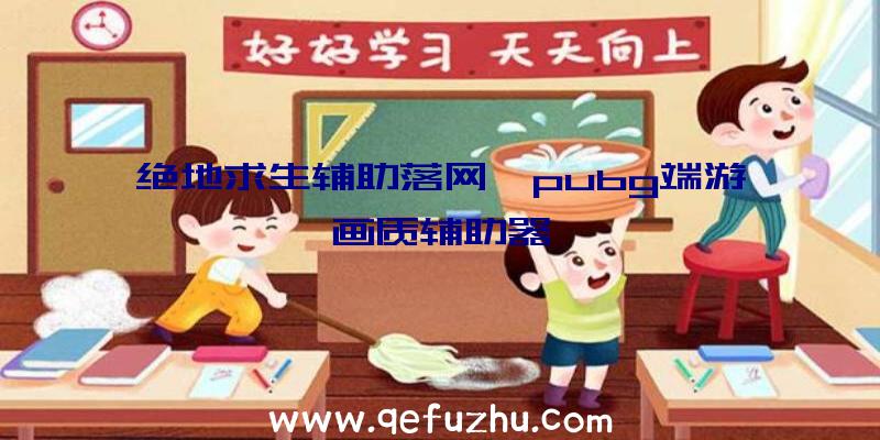 绝地求生辅助落网、pubg端游画质辅助器