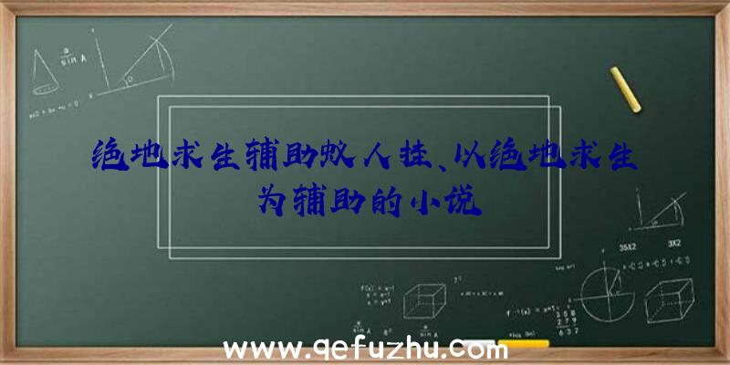 绝地求生辅助蚁人挂、以绝地求生为辅助的小说