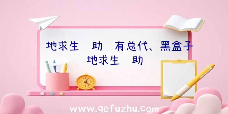 绝地求生辅助谁有总代、黑盒子绝地求生辅助