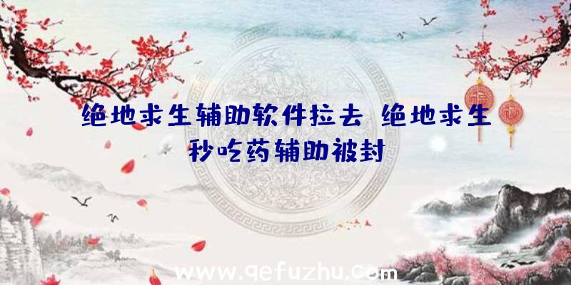 绝地求生辅助软件拉去、绝地求生秒吃药辅助被封