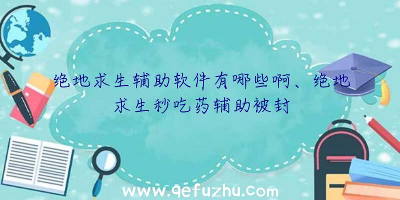 绝地求生辅助软件有哪些啊、绝地求生秒吃药辅助被封