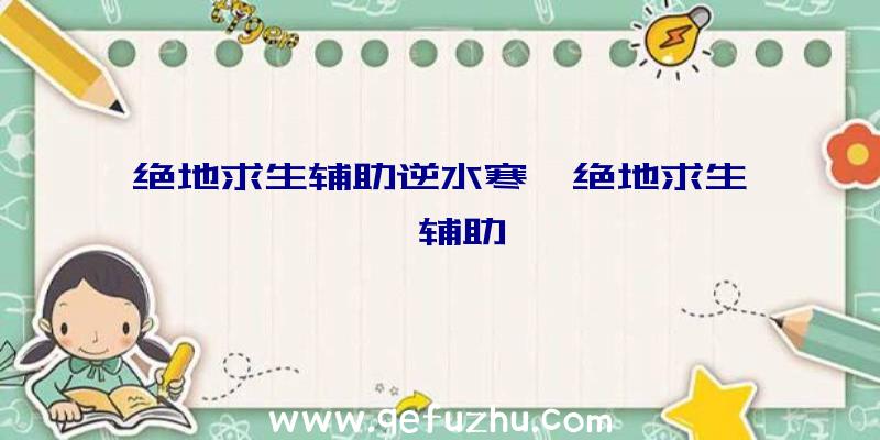 绝地求生辅助逆水寒、绝地求生迪迦辅助